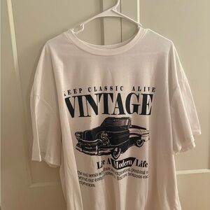 Vintage Graphic White T-Shirt